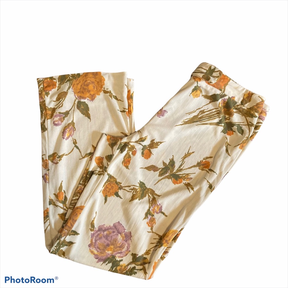Dolce and Gabbana Floral Pants 28”